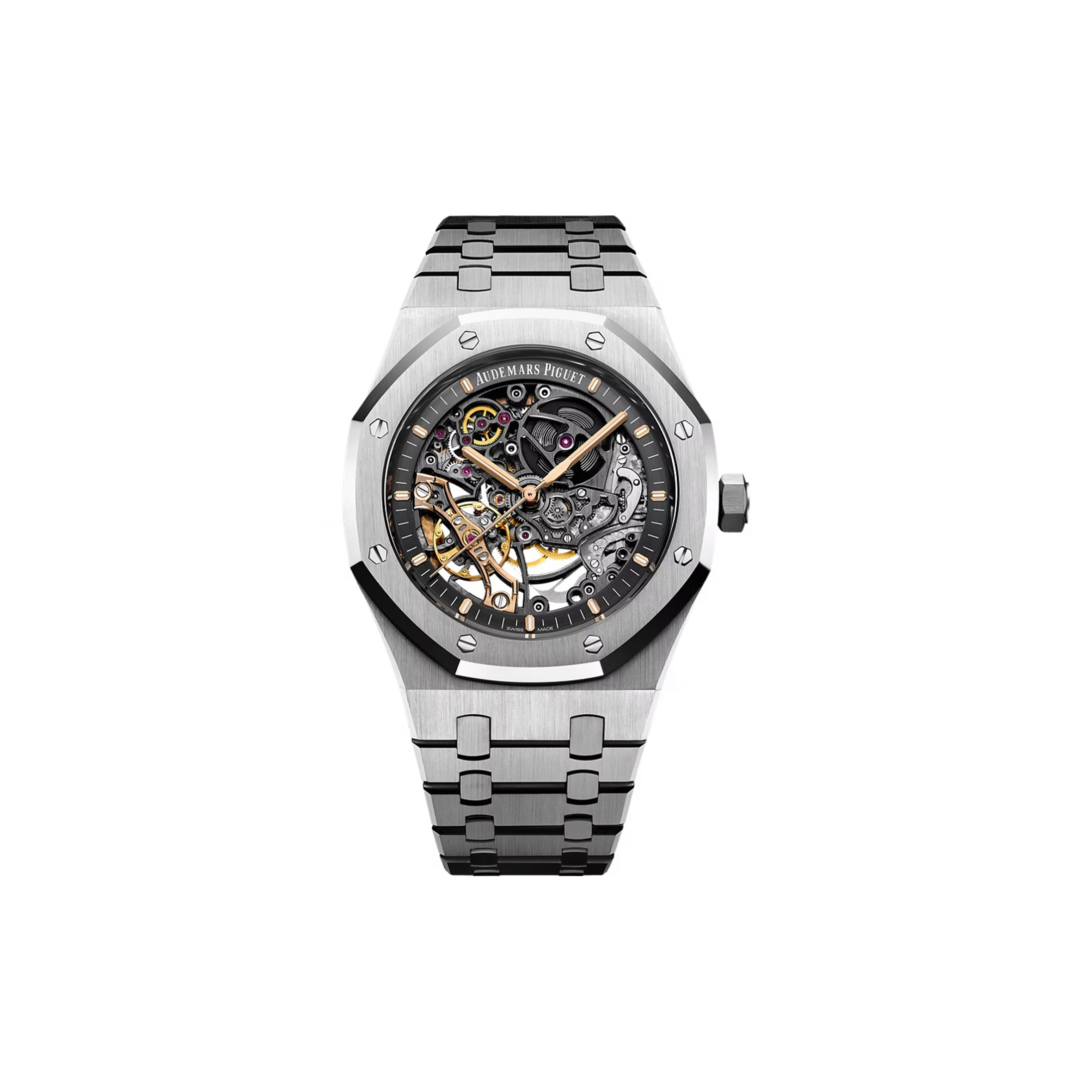 audemars P*g*et royal oak double balance wheel openworked 15407st.oo.1220st.01